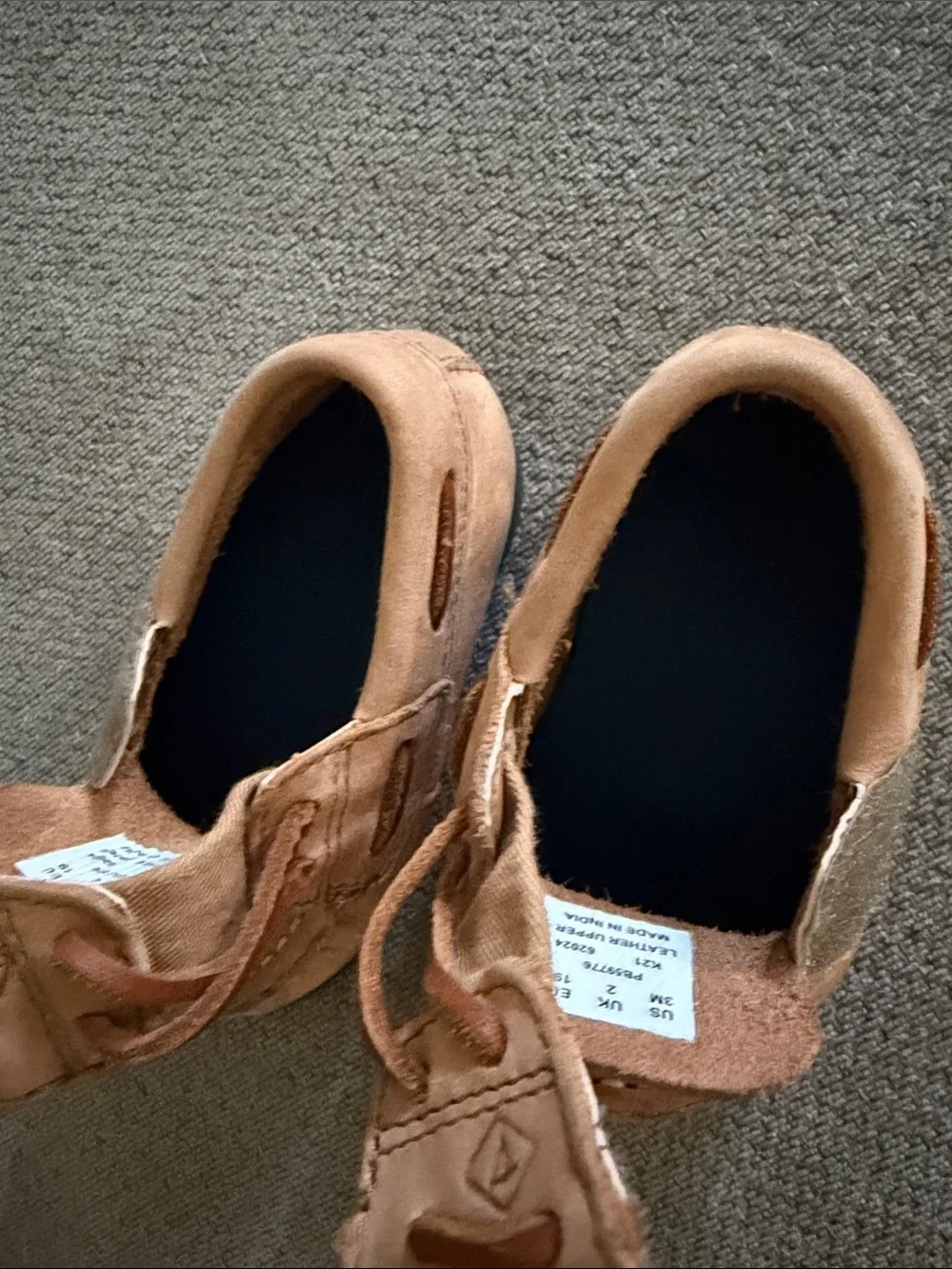 Baby Sperry 3 month